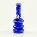 6" Glass Water Pipe – 10 Assorted Colours Glass Bong Super Supplys Inc Blue