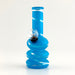 6" Glass Water Pipe – 10 Assorted Colours Glass Bong Super Supplys Inc Light Blue