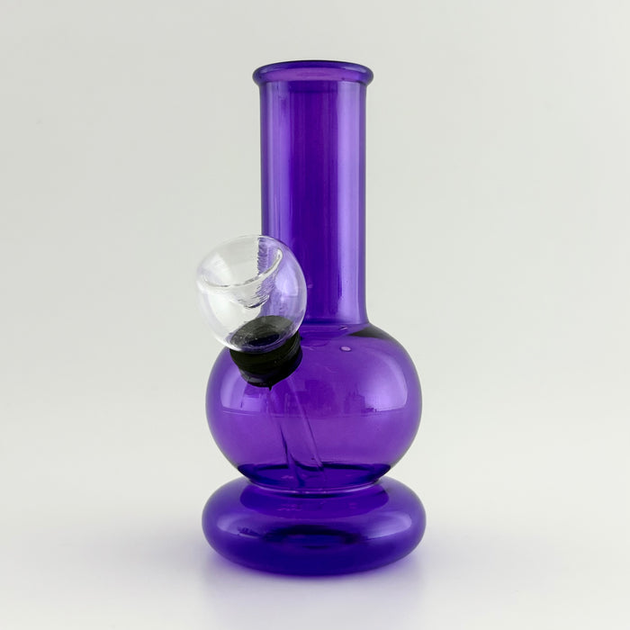 5" Colour Water Pipe - 10 Assorted Colours Glass Bong Super Supplys Inc Purple