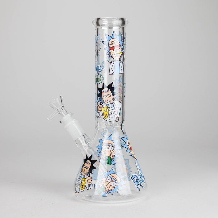 10" Cartoon Glass Bong – Fun & Functional Smoking Piece Glass Bong 777 Smoke