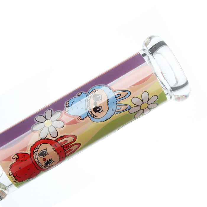 10“ Popular Cartoon Design Beaker Glass Bong Super Supplys Inc