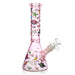 10" 5mm Milkyway Glass Beaker Bong - 4 Assorted Colours Glass Bong Super Supplys Inc Pink