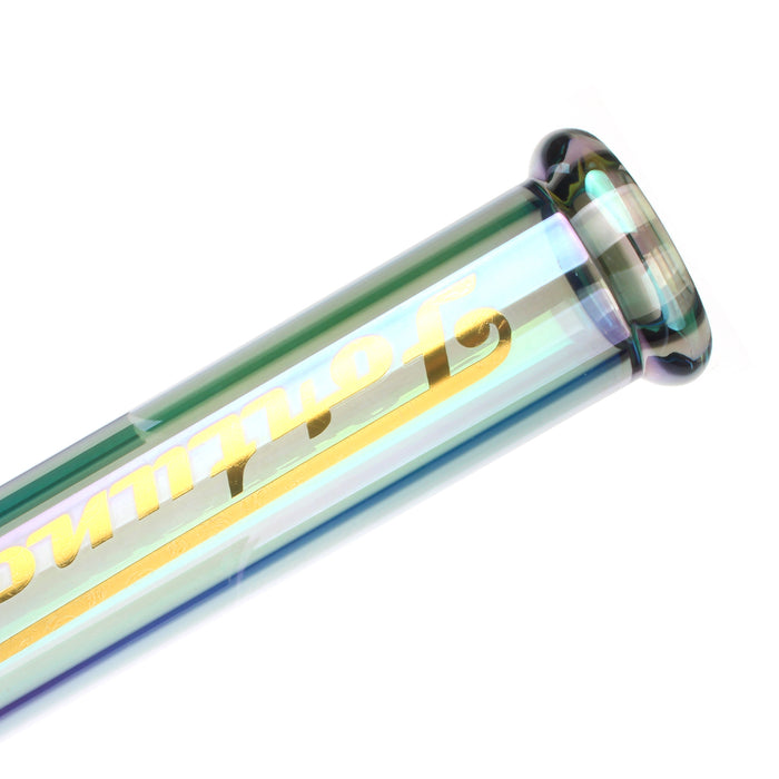 Fortune | Electroplated 14" 7mm New Beaker - 4 Assorted Colours Glass Bong Fortune