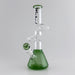 Wicked | Zig-Zag 12" 4mm 4 Colours Assorted Glass Beaker Bong Glass Bong Super Supplys Inc Green