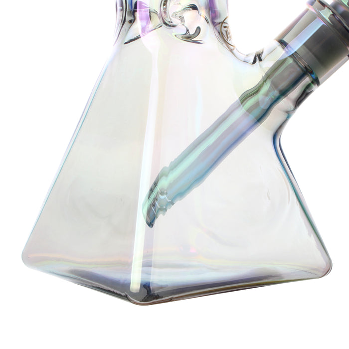 Fortune | Electroplated 14" 7mm Pyramid Base Glass Beaker Bong Glass Bong Fortune