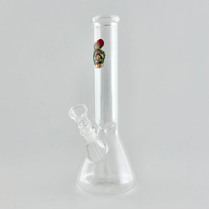 10" Cartoon Glass Beaker Bong Glass Bong Super Supplys Inc Design A