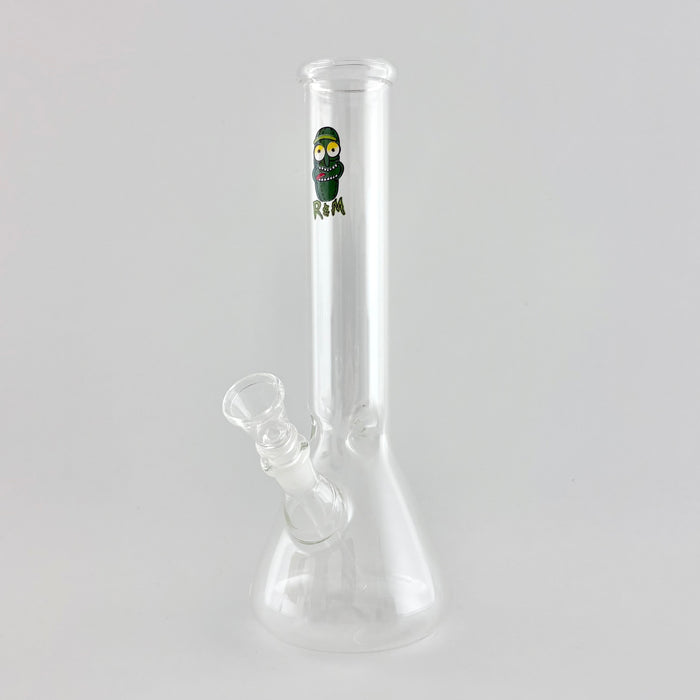 10" Cartoon Glass Beaker Bong Glass Bong Super Supplys Inc Design B