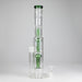 16" Triple Perc Straight Tube – Premium Glass Bong with Maximum Filtration Glass Bong Small Biz Distributors