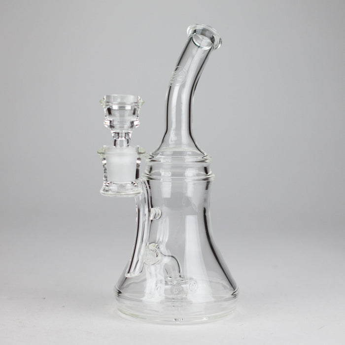 Nami Glass | 9" Ripple Dab Rig – Premium Borosilicate with Signature Inline Design Glass Bong Small Biz Distributors