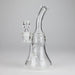 Nami Glass | 9" Ripple Dab Rig – Premium Borosilicate with Signature Inline Design Glass Bong Small Biz Distributors