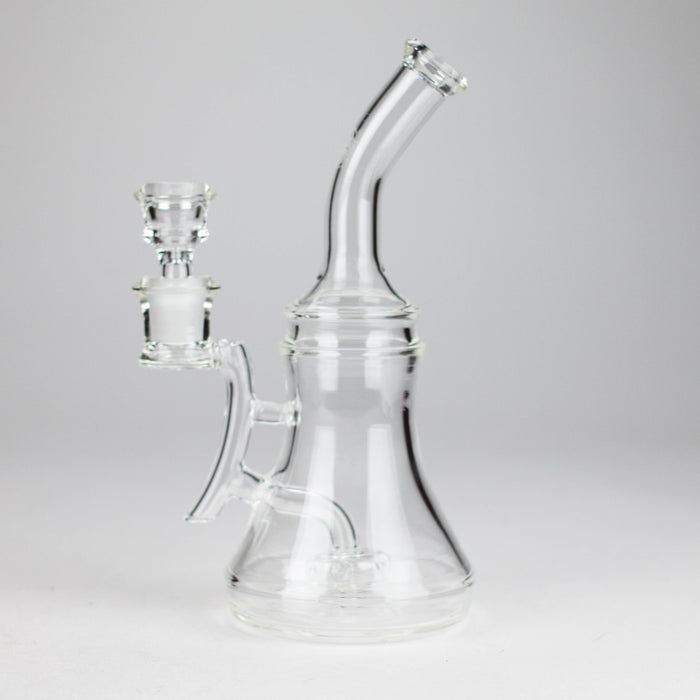 Nami Glass | 9" Ripple Dab Rig – Premium Borosilicate with Signature Inline Design Glass Bong Small Biz Distributors
