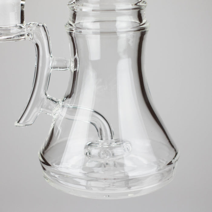 Nami Glass | 9" Ripple Dab Rig – Premium Borosilicate with Signature Inline Design Glass Bong Small Biz Distributors