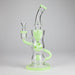 9" Fab Klein Recycler – Premium Glass Rig with Matrix Perc for Superior Filtration Glass Bong Small Biz Distributors