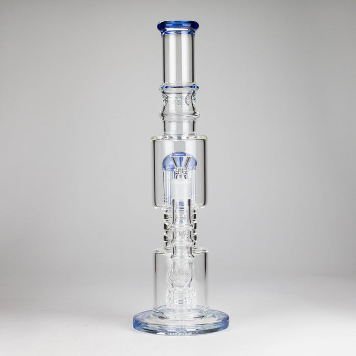 16" Glass Bong – 10-Arm Tree Perc with Matrix Perc for Maximum Filtration Glass Bong Small Biz Distributors