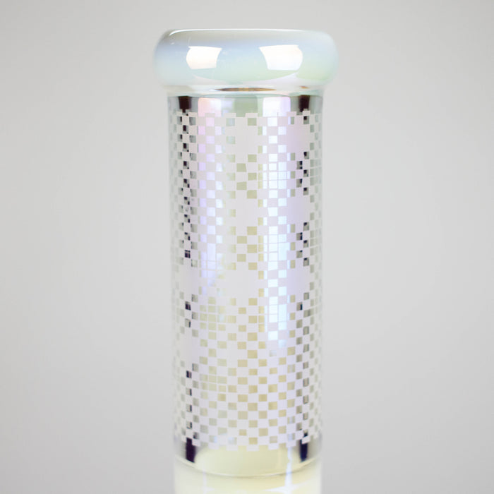 12.5" Hologram Beaker Glass Bong Glass Bong Small Biz Distributors