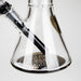 Medusa | 17" 7mm Double Tree Perc Glass Bong with Splash Guard Glass Bong Small Biz Distributors