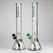 Medusa | 17" 7mm Double Tree Perc Glass Bong with Splash Guard Glass Bong Small Biz Distributors