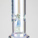 Trippy Glass | 17" 7mm Holographic Stemline Bong – Triple Diffused Perc with 18mm Bowl Glass Bong Small Biz Distributors