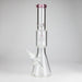 16" 7mm Colored Beaker Bong – Premium Thick Glass with Grid Perc Glass Bong Small Biz Distributors