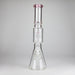 16" 7mm Colored Beaker Bong – Premium Thick Glass with Grid Perc Glass Bong Small Biz Distributors