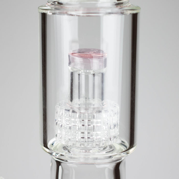 16" 7mm Colored Beaker Bong – Premium Thick Glass with Grid Perc Glass Bong Small Biz Distributors