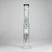 16" Triple Perc Straight Tube – Premium Glass Bong with Maximum Filtration Glass Bong Small Biz Distributors