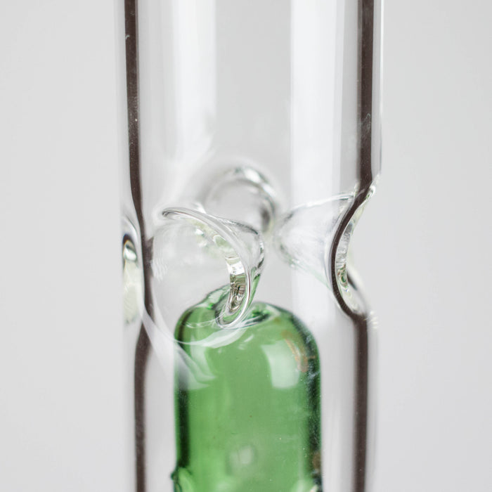 16" Triple Perc Straight Tube – Premium Glass Bong with Maximum Filtration Glass Bong Small Biz Distributors