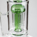 16" Triple Perc Straight Tube – Premium Glass Bong with Maximum Filtration Glass Bong Small Biz Distributors