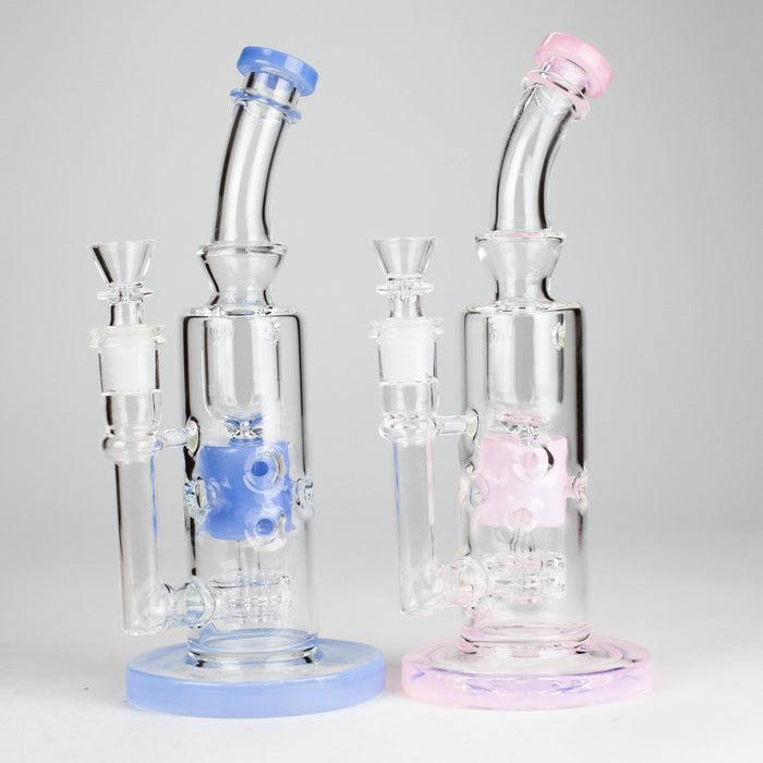 9.5" Incycler – Matrix Perc Glass Dab Rig for Smooth, Clean Hits Glass Bong Small Biz Distributors
