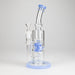 9.5" Incycler – Matrix Perc Glass Dab Rig for Smooth, Clean Hits Glass Bong Small Biz Distributors Blue