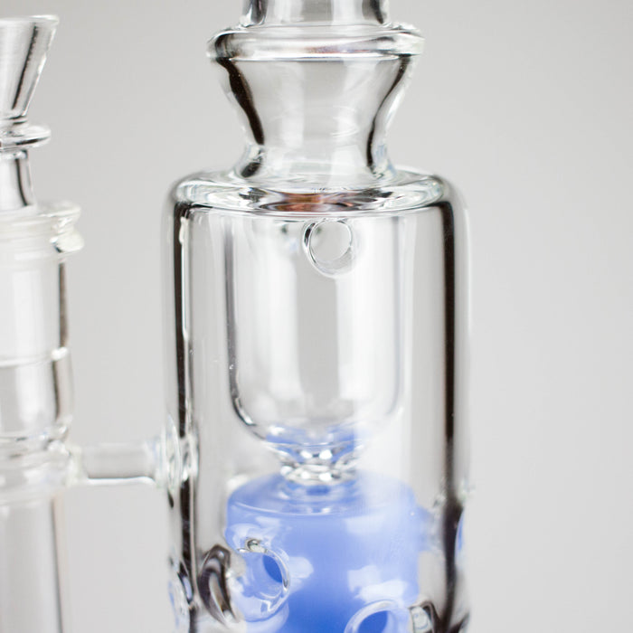 9.5" Incycler – Matrix Perc Glass Dab Rig for Smooth, Clean Hits Glass Bong Small Biz Distributors
