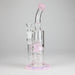 9.5" Incycler – Matrix Perc Glass Dab Rig for Smooth, Clean Hits Glass Bong Small Biz Distributors Pink