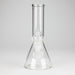 8" Clear Beaker Glass Bong – 4mm Thick Glass Bong HALLO GLASS