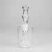 5" Clear Tank Base Glass Bong – Disc Shower Diffuser Glass Bong HALLO GLASS