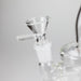 5" Clear Tank Base Glass Bong – Disc Shower Diffuser Glass Bong HALLO GLASS