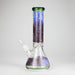 12" Sticker Glass Beaker Bong – 7mm Thick (Assorted) Glass Bong HALLO GLASS