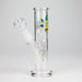 8" Cylinder Tube Glass Bong – 4mm Thick Glass Bong HALLO GLASS