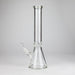 14" Thick: 7mm Heavy Base Beaker Glass Bong-Clear Glass Bong HALLO GLASS