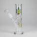8" Cylinder Tube Glass Bong – 4mm Thick Glass Bong HALLO GLASS