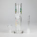 8" Cylinder Tube Glass Bong – 4mm Thick Glass Bong HALLO GLASS