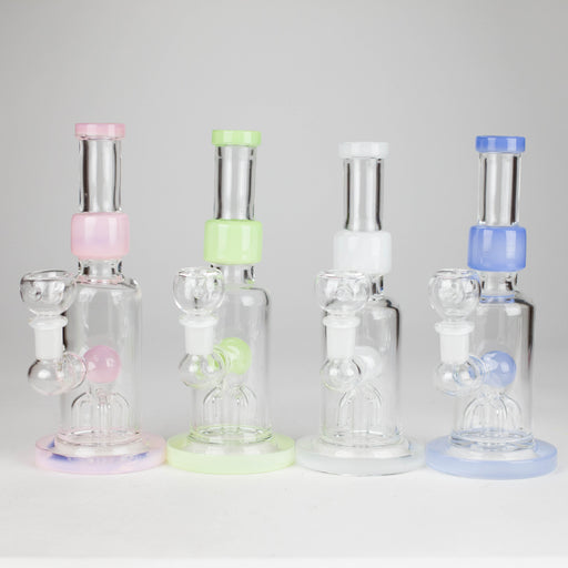 8" Tank Glass Bong – Octopus Shower Diffuser (Assorted) Glass Bong HALLO GLASS