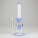 8" Tank Glass Bong – Donut Diffuser (Assorted) Glass Bong HALLO GLASS