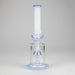 8" Tank Glass Bong – Donut Diffuser (Assorted) Glass Bong HALLO GLASS