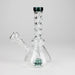 6" Conical Base Glass Bong – Shower Diffuser (Assorted) Glass Bong HALLO GLASS