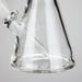 14" Thick: 7mm Heavy Base Beaker Glass Bong-Clear Glass Bong HALLO GLASS