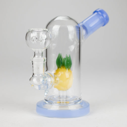 6" Dome Tank Glass Bong – Pineapple Diffuser(Assorted Colors) Glass Bong HALLO GLASS