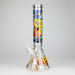 14" 7 mm Glass Bong With Cartoon Sponge Design [AQ0421-2] Glass Bong 777 Smoke Design 2