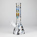 10" Glow-in-the-Dark Glass Beaker Bong [BH1351] Glass Bong 777 Smoke Design 1