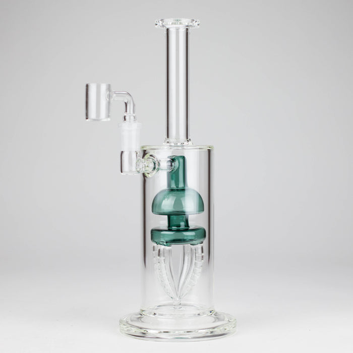 11" 2-in-1 Glass Dab Rig with Percolator [BH141] Glass Bong 777 Smoke