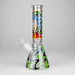 10" Glow-in-the-Dark Glass Beaker Bong [BH1351] Glass Bong 777 Smoke Design 4